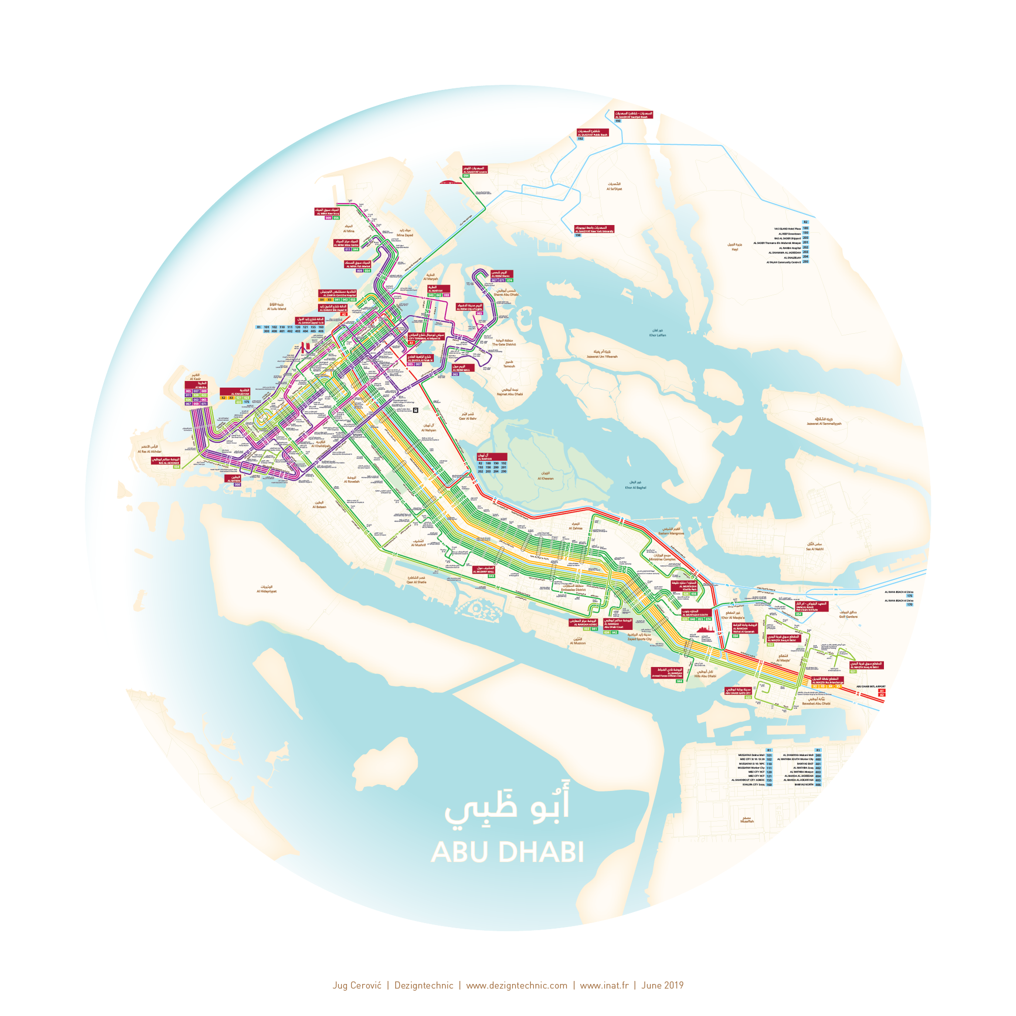 Abu Dhabi map