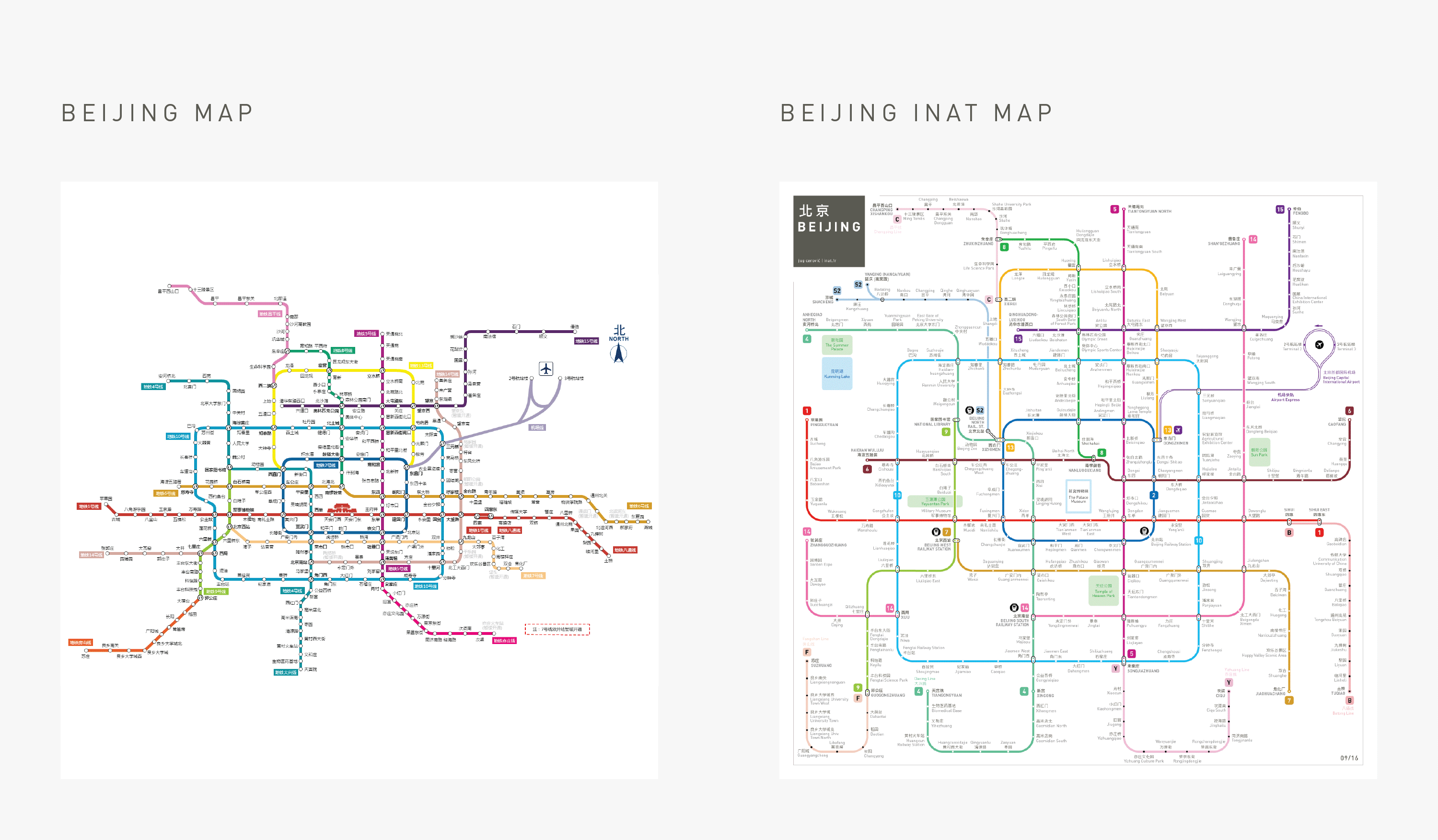 beijing metro subway map comparison