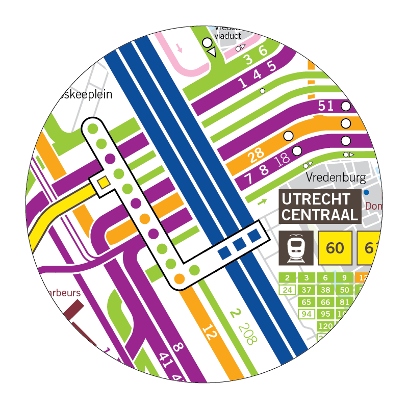 Utrecht Public Transport Map : inat