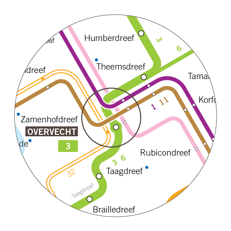 Utrecht Public Transport Map : inat