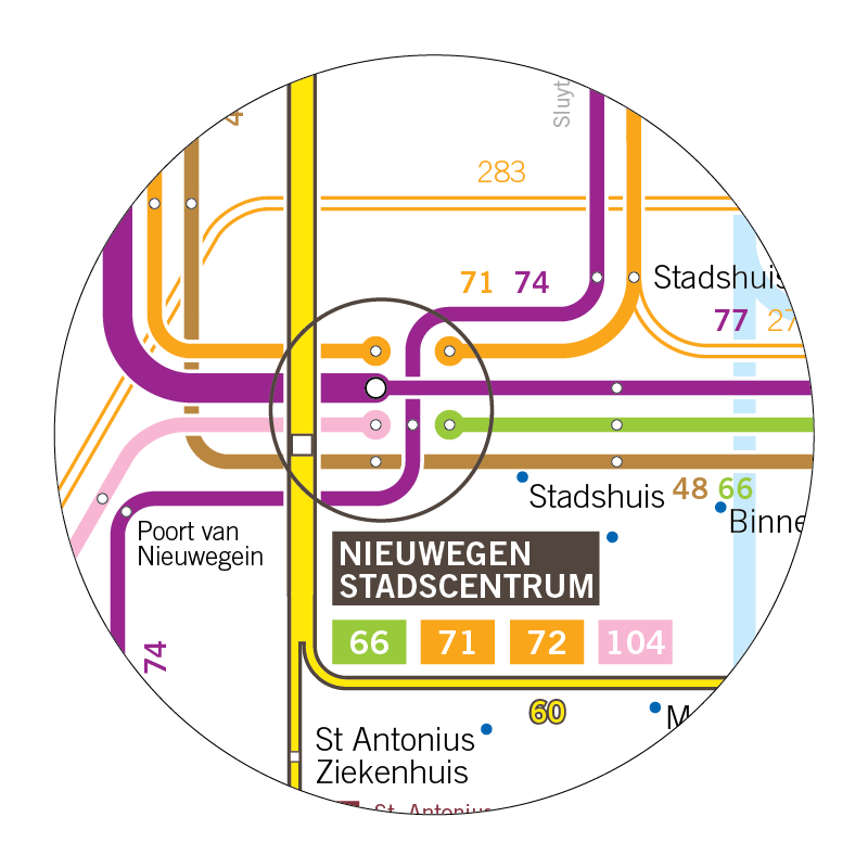 Utrecht Public Transport Map : inat