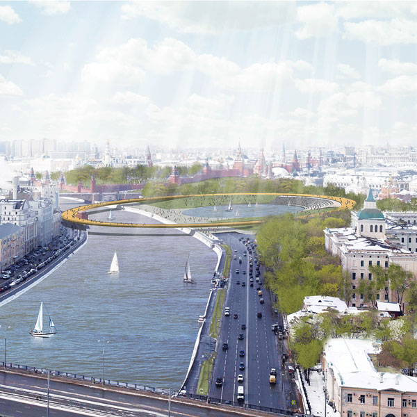Moscow golden ring zaryadye summer