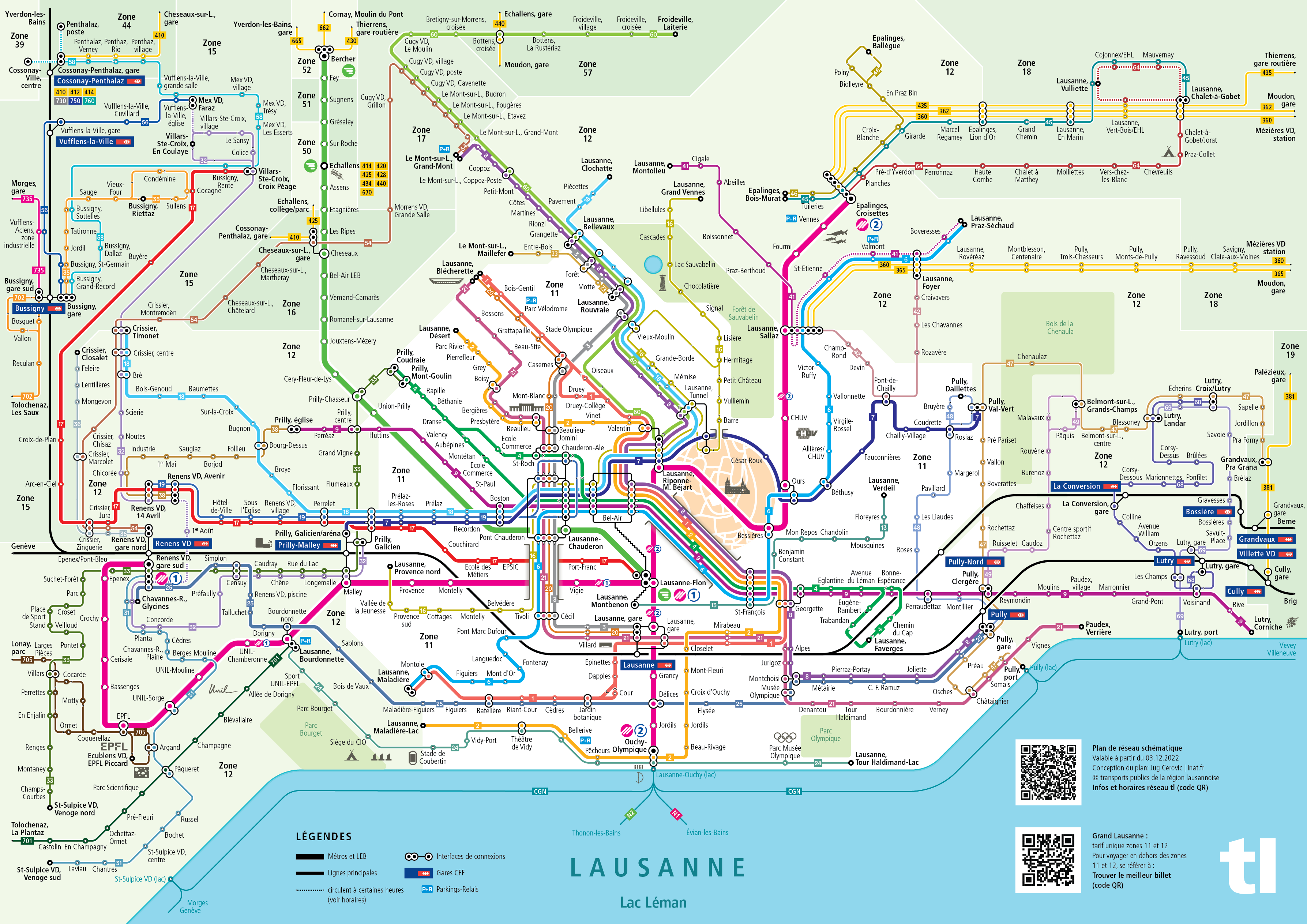 lausanne plan reseau tl