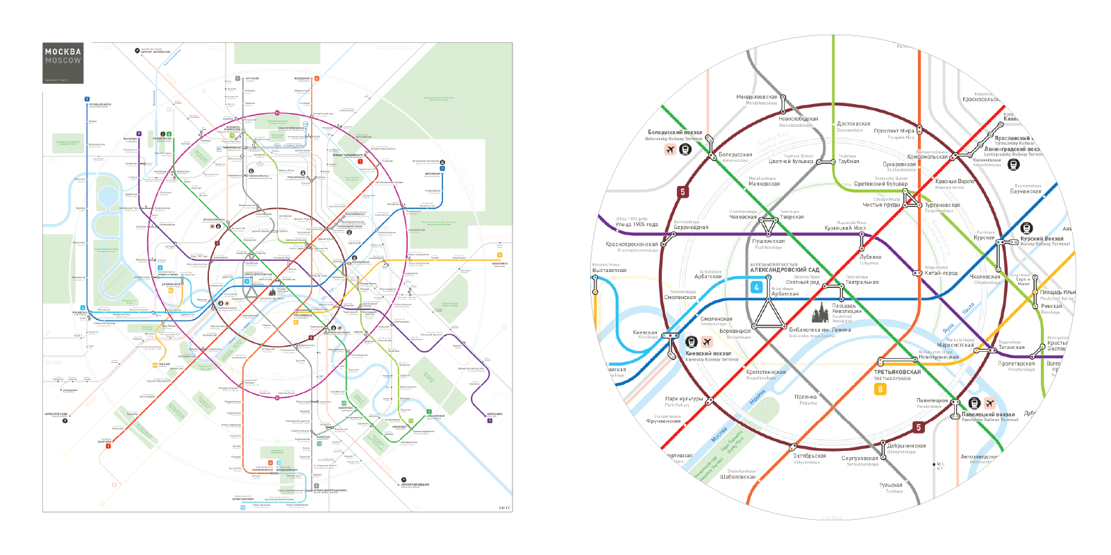 Metro Map Moscow