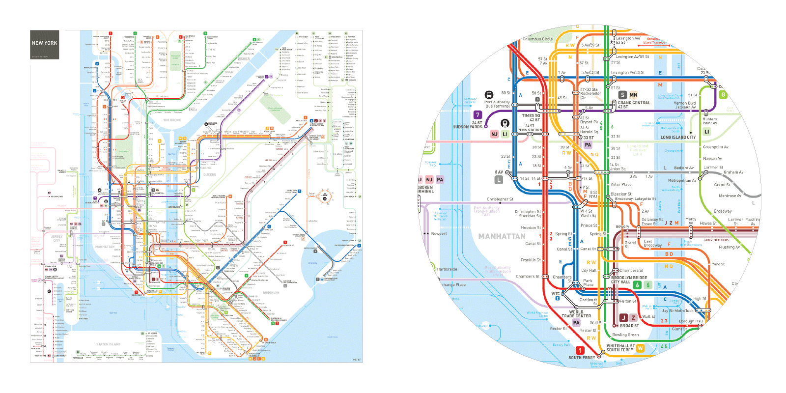 Metro Map New York