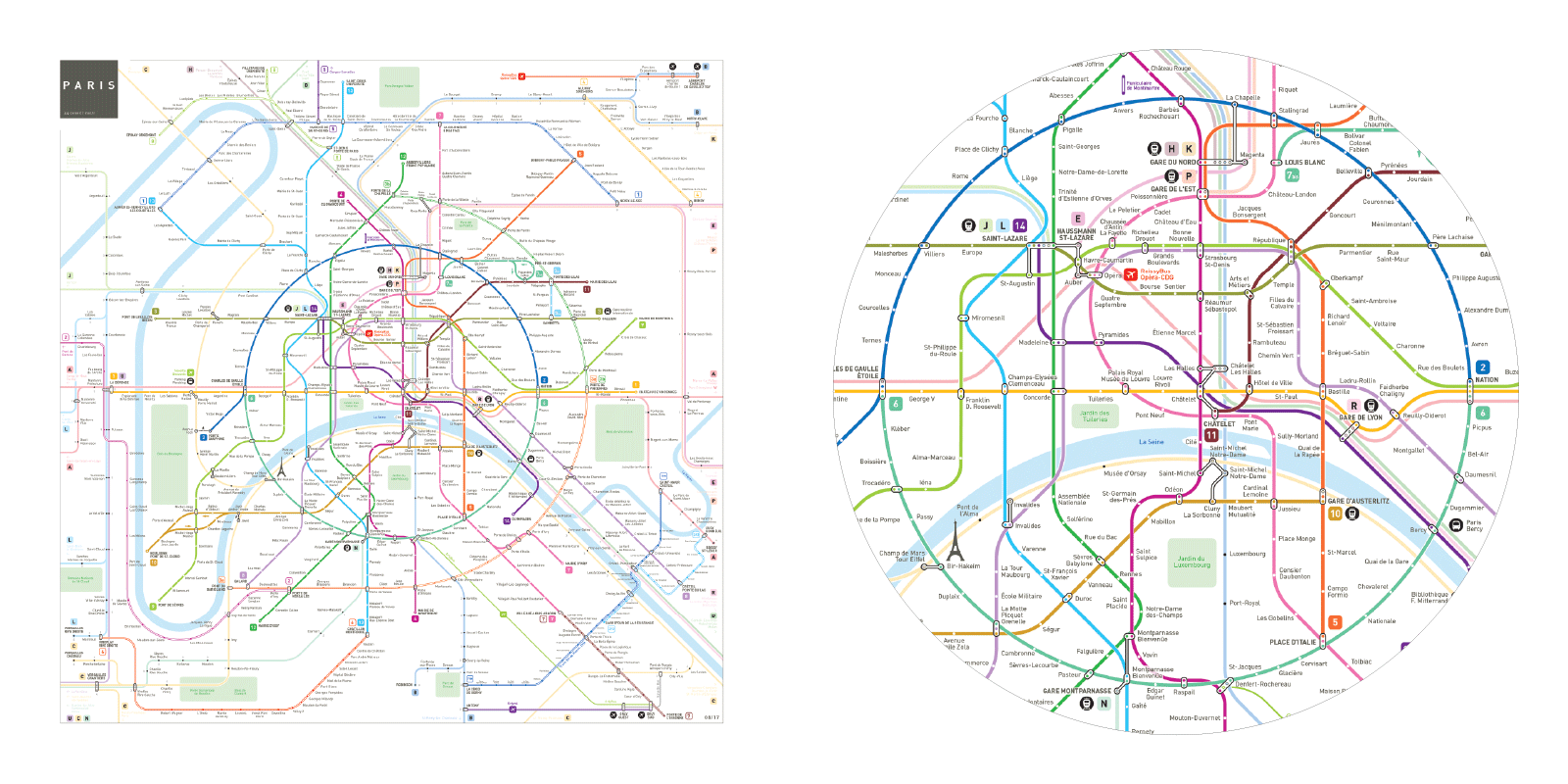 Metro Map Paris