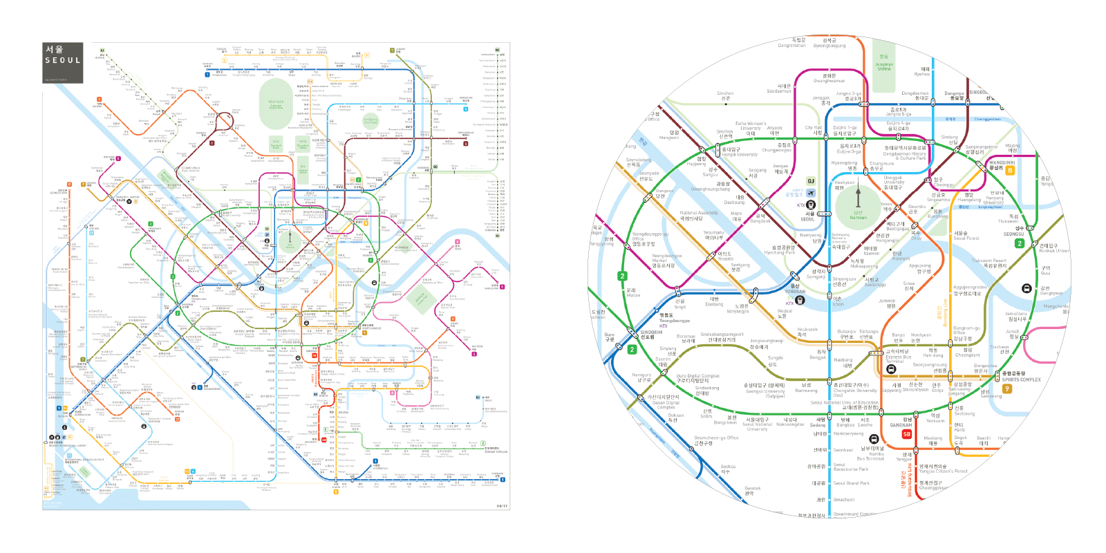 Metro Map Seoul