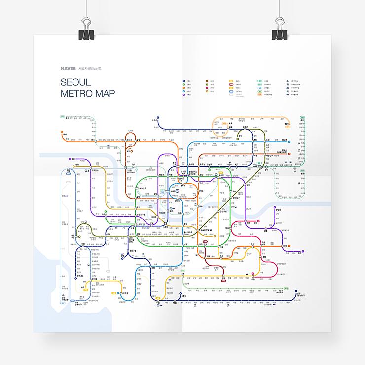 Inat Naver Seoul metro map