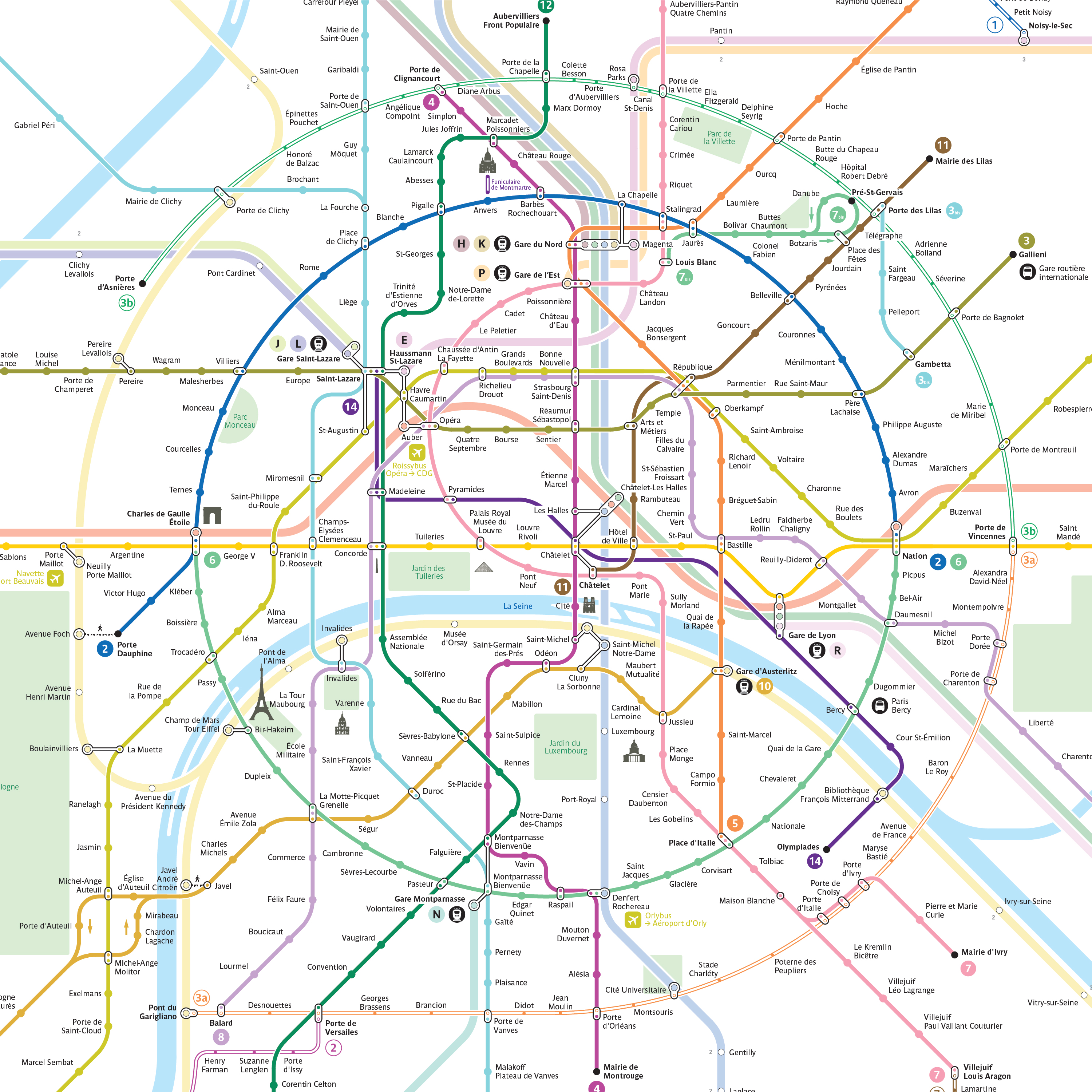 Map of the Grand Paris Express, Europe's Largest Transit Expansion Project  - The Urbanist