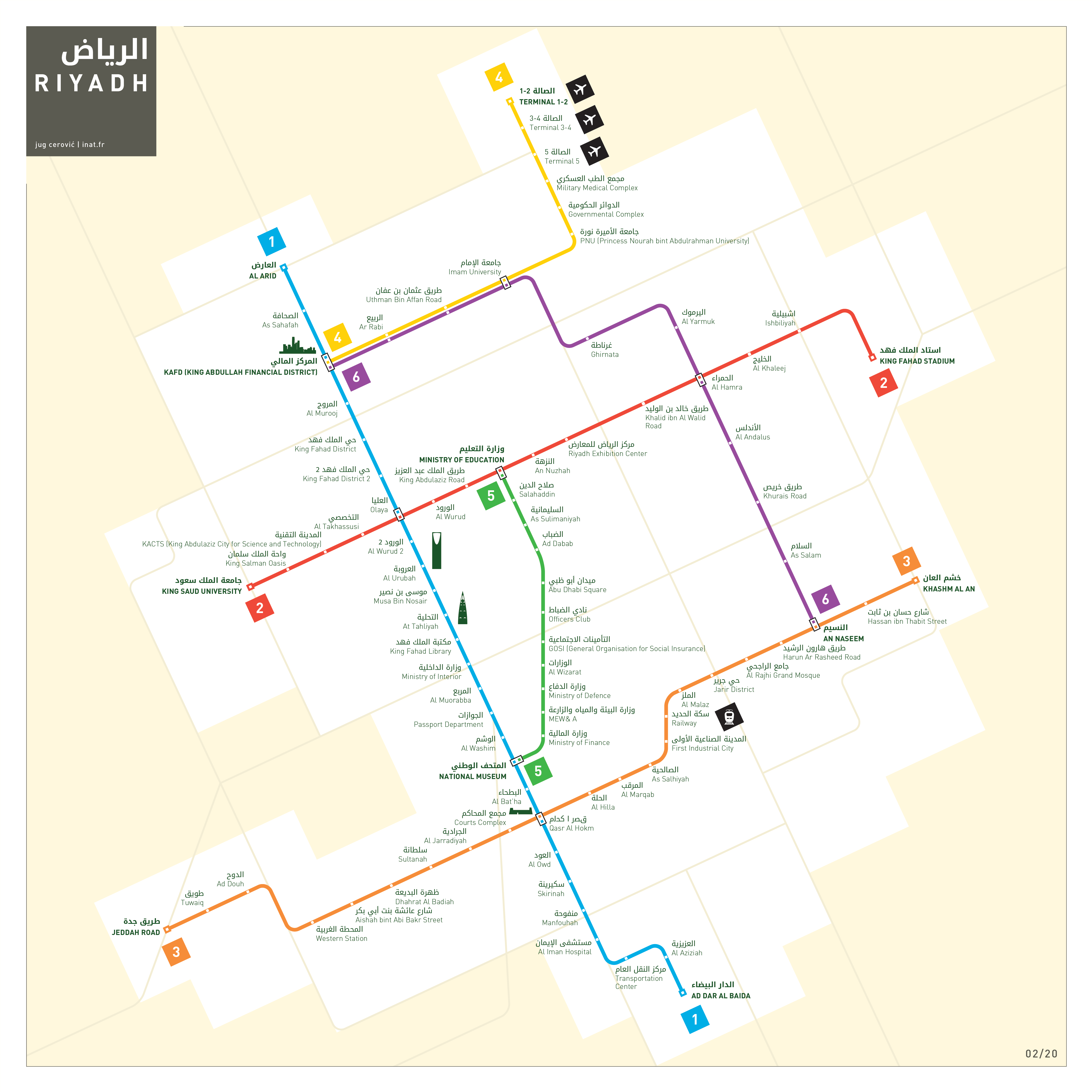 riyadh metro bus public transport map