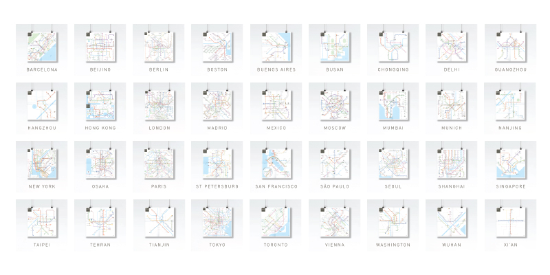 Inat Metro maps