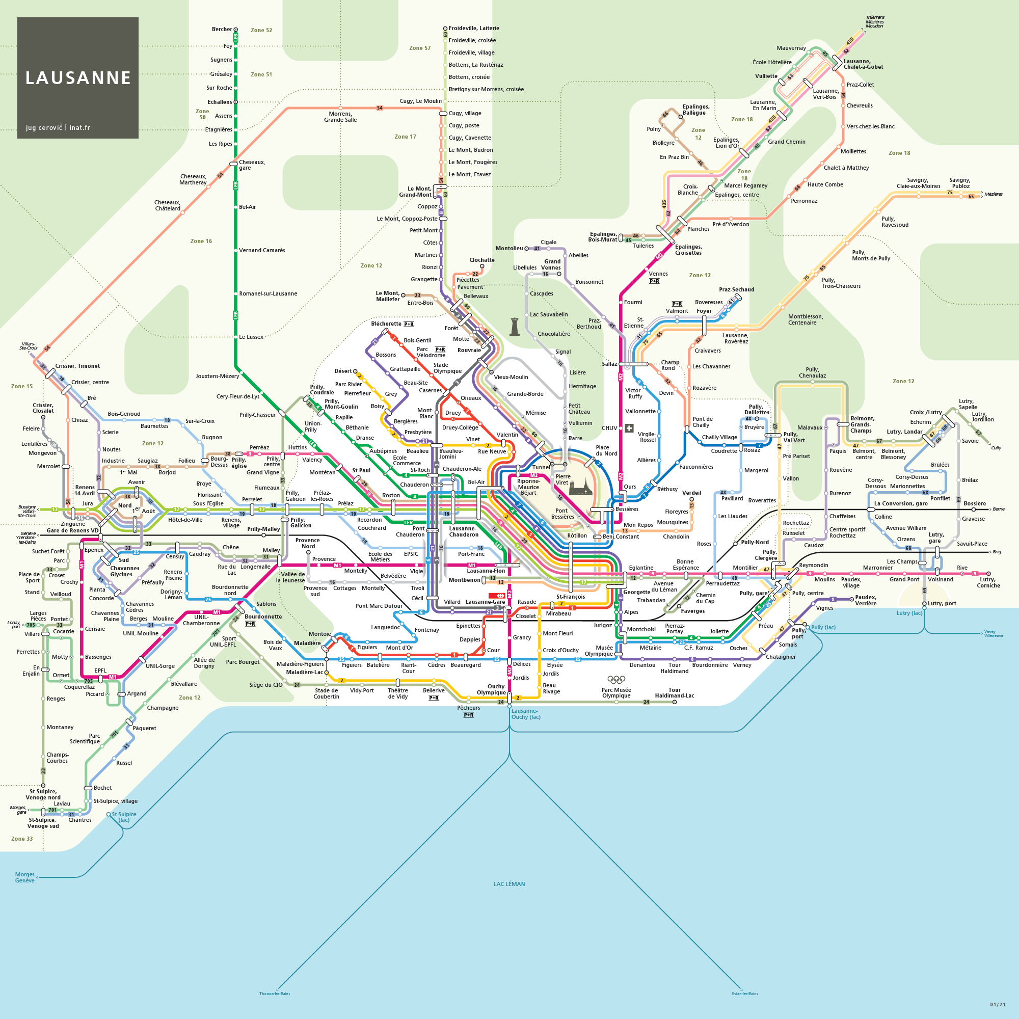 Lausanne Map