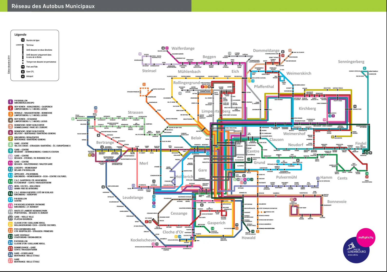 Luxembourg public transport map inat